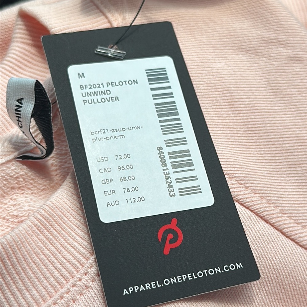 Peloton Unwind Pullover Sweatshirt Size M - Picture 11 of 13